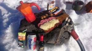 Camp Lanin volcano 2700masl