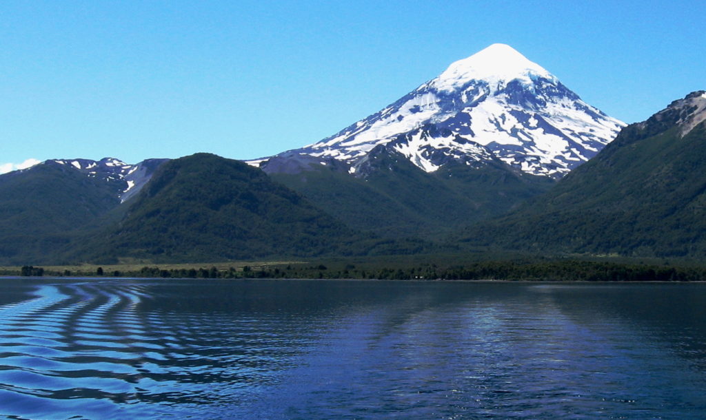 Lanín volcano.