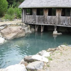 Termas naturales los pozones, en Pucón